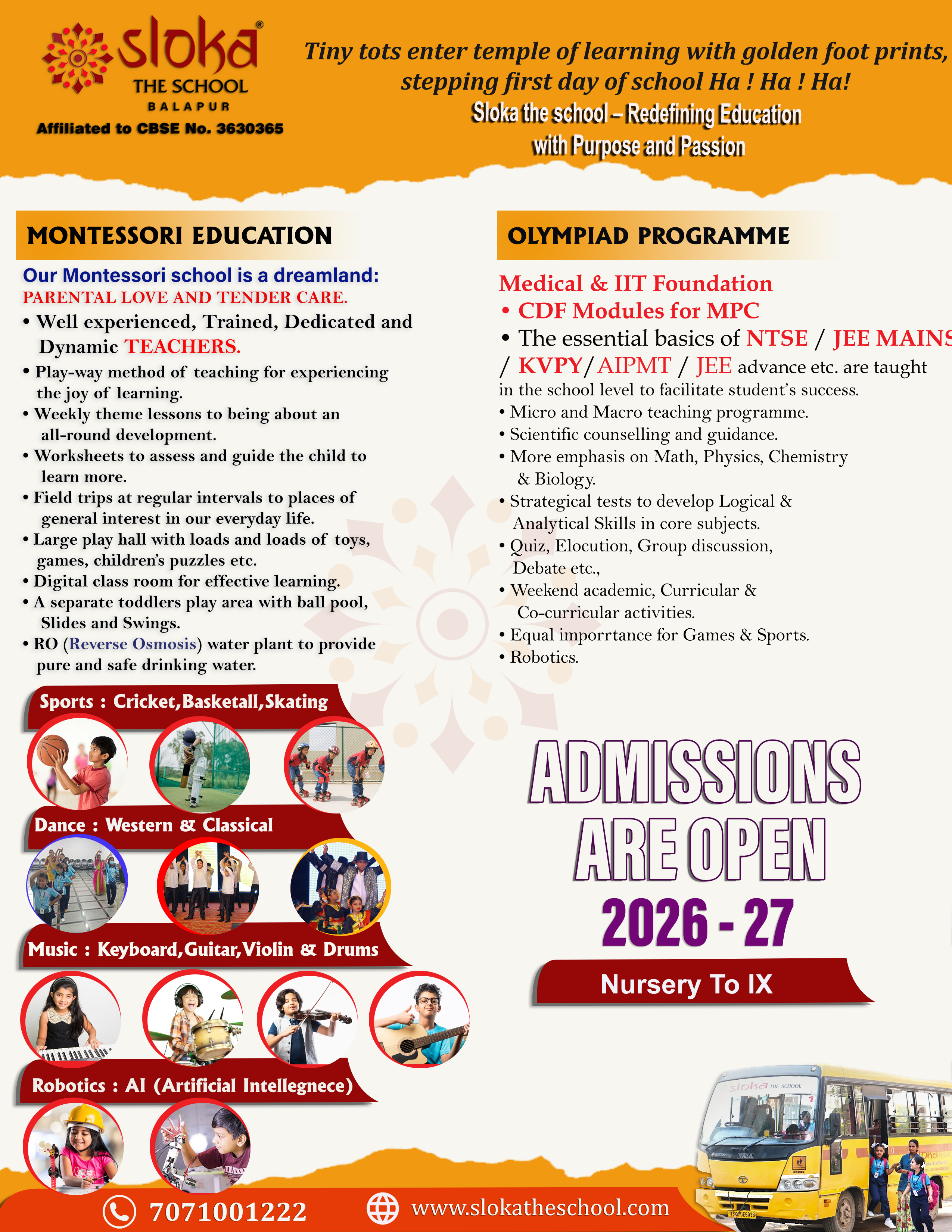 Vision of Sloka The School